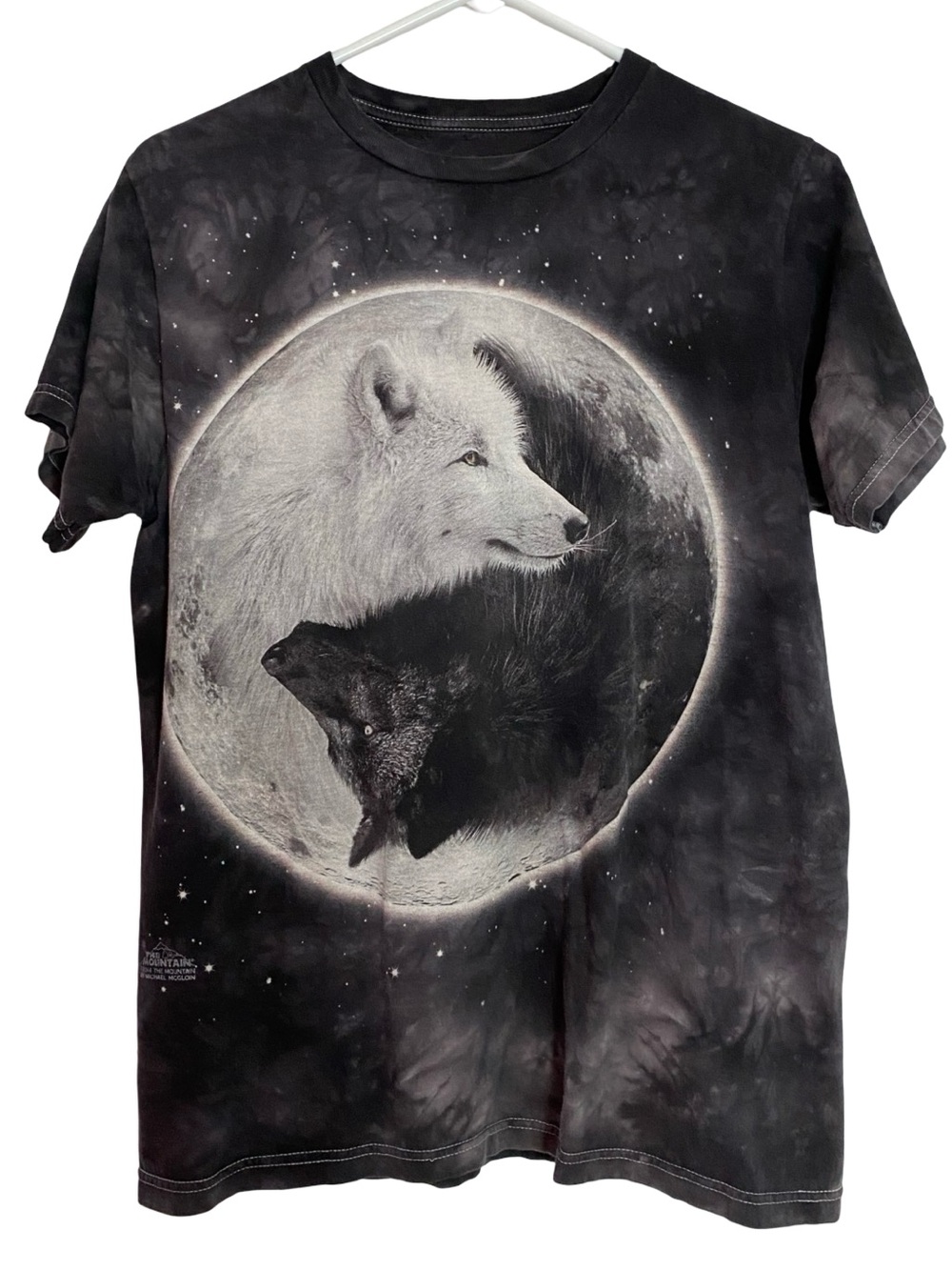 The Mountain Wolf Cool Tee Tshirt Mens Unisex Size Medium Chest 18 Length 25